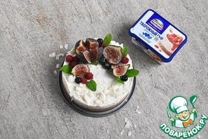 Чизкейк с инжиром и кокосом