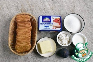 Чизкейк с инжиром и кокосом