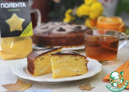 Апельсиновый пирог с кукурузной полентой Апельсиновый пирог с кукурузной полентой
