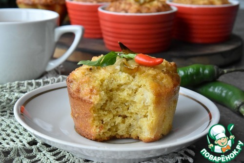 Кукурузные маффины с цветной капустой Кукурузные маффины с цветной капустой