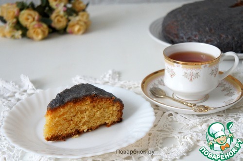 Грейпфрутовый кукурузный кекс Грейпфрутовый кукурузный кекс