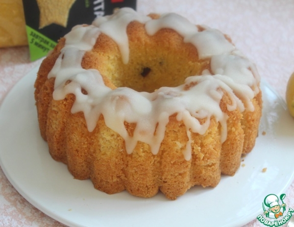 Кекс лимонный с полентой и клюквой Кекс лимонный с полентой и клюквой