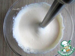 Пирог с фруктами в рисовой заливке