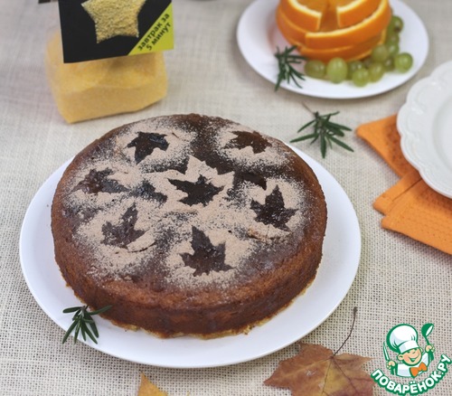 Апельсиновый пирог с кукурузной полентой Апельсиновый пирог с кукурузной полентой