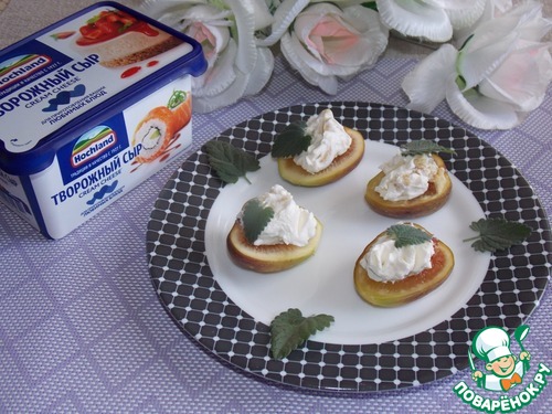 Десерт из инжира с печеньем Десерт из инжира с печеньем