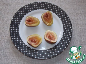 Десерт из инжира с печеньем Десерт из инжира с печеньем