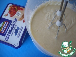 Пирог с творожным сыром и клубникой Пирог с творожным сыром и клубникой