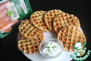 Картофельные пикантные вафли