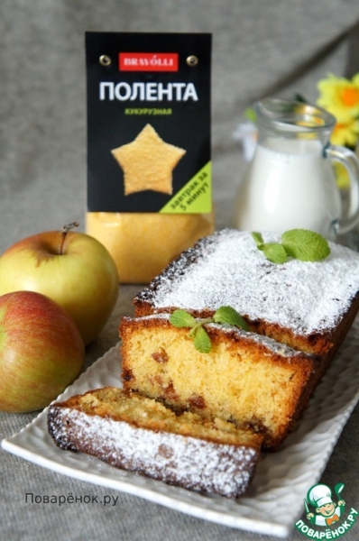 Кукурузный кекс с изюмом Кукурузный кекс с изюмом