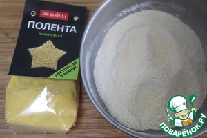 Кекс лимонный с полентой и клюквой Кекс лимонный с полентой и клюквой