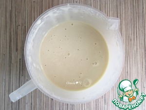 Заливной пирог с куриными желудочками