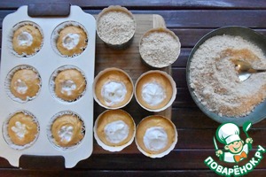 Тыквенные маффины с сырным кремом