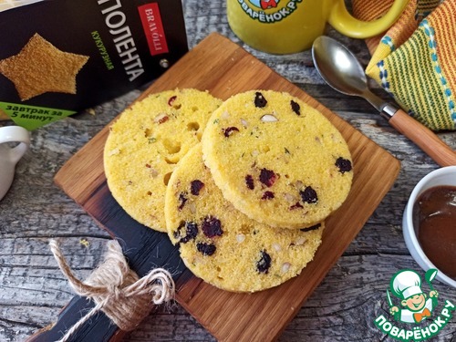 Кукурузный хлебец с вишней и миндалём Кукурузный хлебец с вишней и миндалём