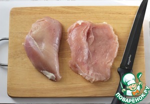 Фаршированная куриная грудка в беконе Фаршированная куриная грудка в беконе