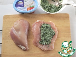 Фаршированная куриная грудка в беконе Фаршированная куриная грудка в беконе