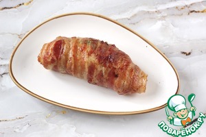 Фаршированная куриная грудка в беконе Фаршированная куриная грудка в беконе