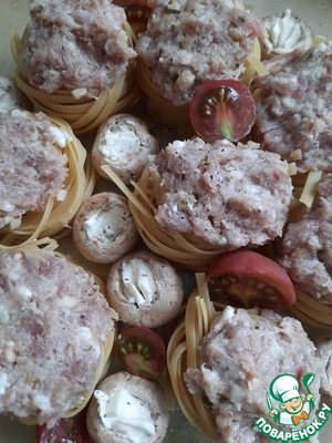 Фаршированные гнезда Фаршированные гнезда