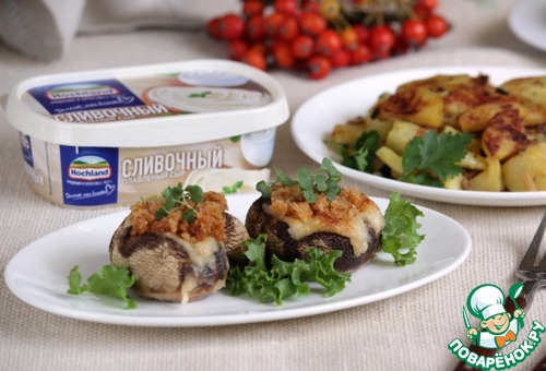 Фаршированные шампиньоны