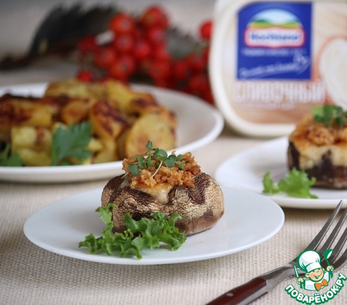 Фаршированные шампиньоны