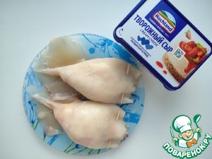 Фаршированный кальмар с творожным сыром Фаршированный кальмар с творожным сыром