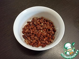 Фасолевый паштет с творожным сыром