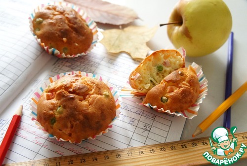 Кукурузные кексы «Школьные»