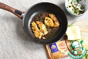 Фишбургер с рыбой тандури