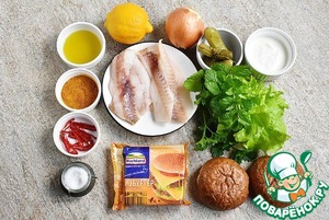 Фишбургер с рыбой тандури