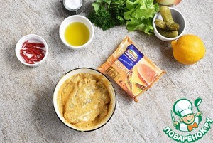 Фишбургер с рыбой тандури