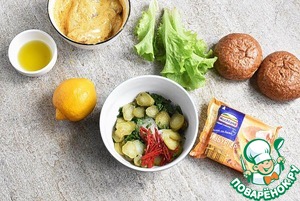 Фишбургер с рыбой тандури