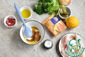 Фишбургер с рыбой тандури