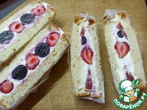 Фруцу сандо или японские фруктовые сэндвичи