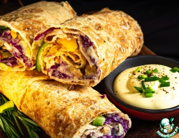 Гирос с полентой