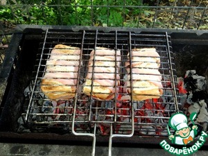 Горячий бутерброд в беконе Горячий бутерброд в беконе