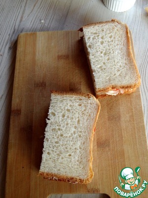 Горячий бутерброд в беконе Горячий бутерброд в беконе