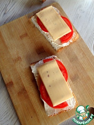 Горячий бутерброд в беконе Горячий бутерброд в беконе