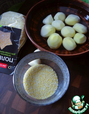 Говядина с овощами и чечевично-злаковой полентой