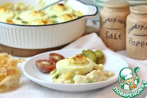 Яйца в сырном соусе Яйца в сырном соусе