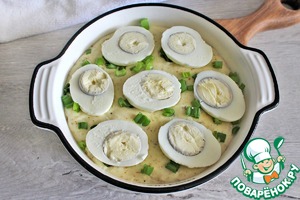 Яйца в сырном соусе Яйца в сырном соусе