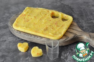 Канапе с лососем на кукукрузной поленте Канапе с лососем на кукукрузной поленте