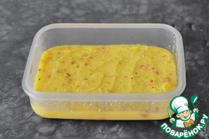 Канапе с лососем на кукукрузной поленте Канапе с лососем на кукукрузной поленте