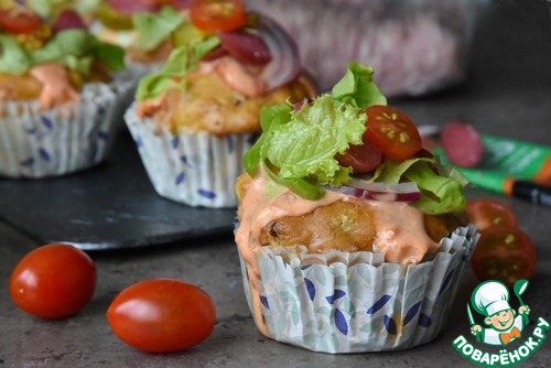 Капкейки "Чизбургеры" Капкейки "Чизбургеры"