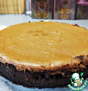Карамельный чизкейк с облепихой