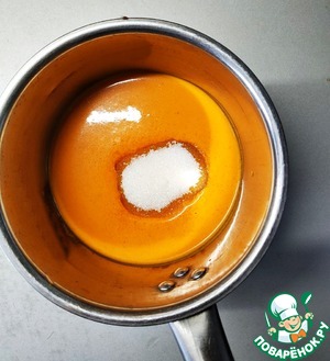 Карамельный чизкейк с облепихой