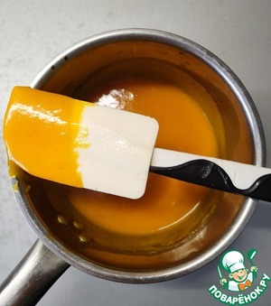 Карамельный чизкейк с облепихой