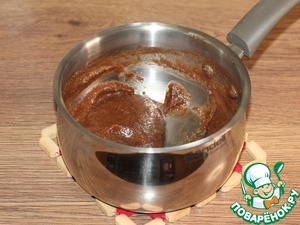 Карамельный, ванильный и шоколадный десерт