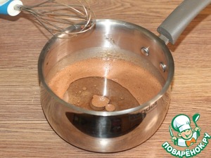 Карамельный, ванильный и шоколадный десерт