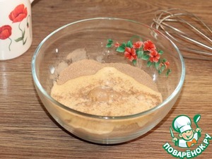 Карамельный, ванильный и шоколадный десерт