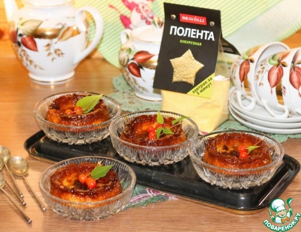 Карамельный, ванильный и шоколадный десерт