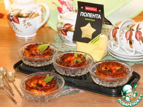 Карамельный, ванильный и шоколадный десерт